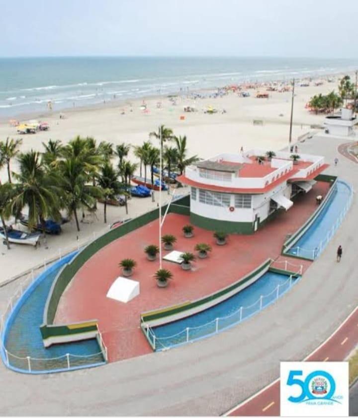 Praia Grande -Ocian Rio D'Ouro Ape 70Mt Do Mar Διαμέρισμα Εξωτερικό φωτογραφία