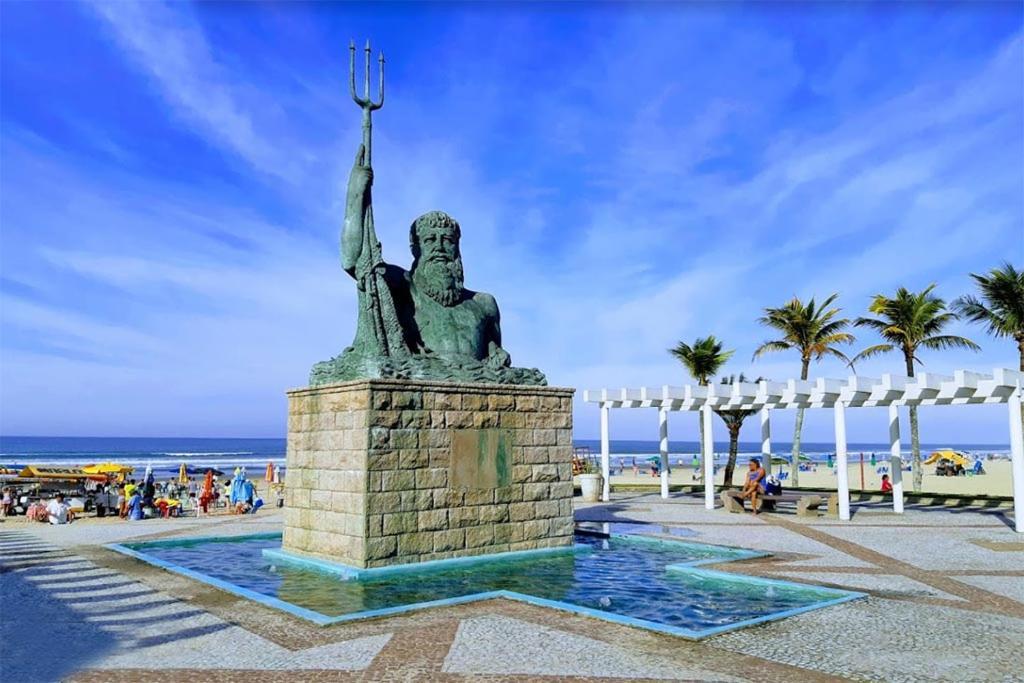 Praia Grande -Ocian Rio D'Ouro Ape 70Mt Do Mar Διαμέρισμα Εξωτερικό φωτογραφία
